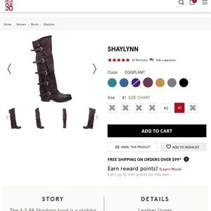 As98 shaylynne boots eggplant color